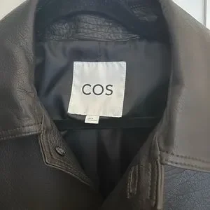 COS | Jackets & Coats | Cos Collared Grainedleather Jacket